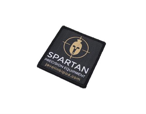 SPARTAN Black Woven Patch